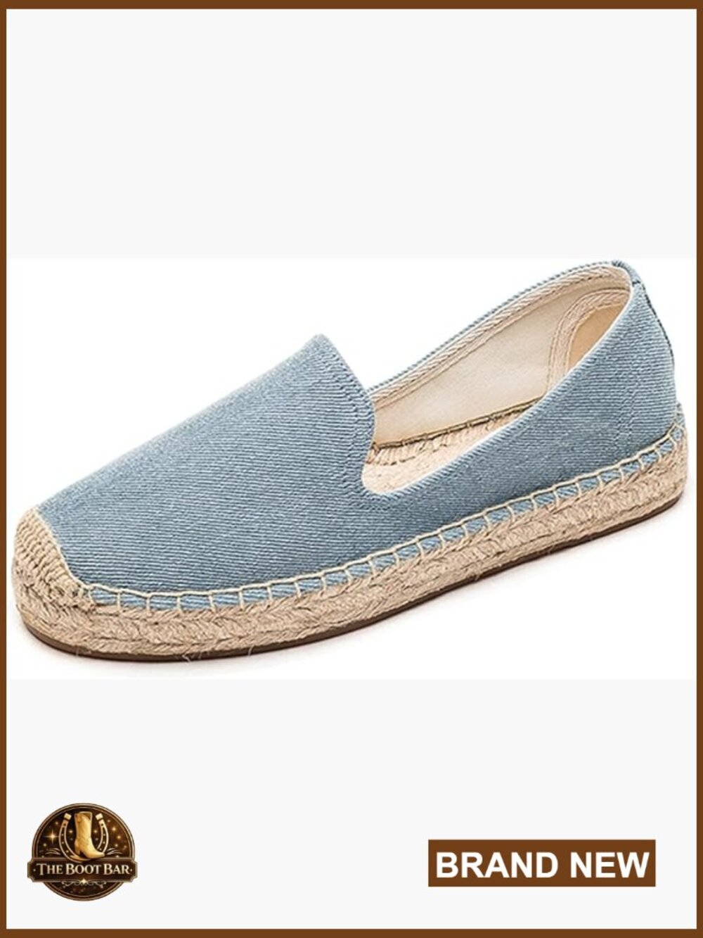 Canvas Espadrille Slip On Loafers Cap Toe Platform Casual Flats